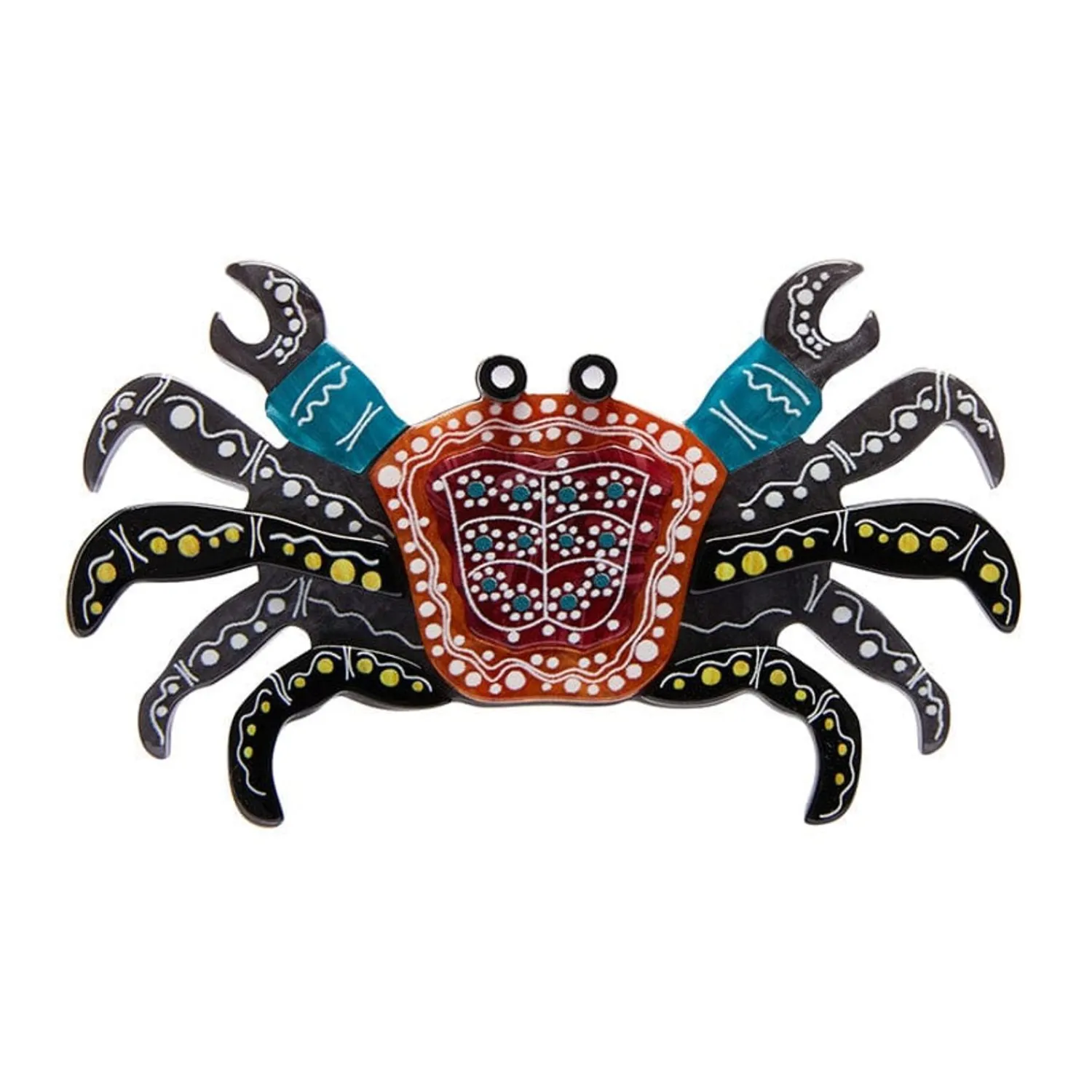 The Crab 'Gadambal' Brooch^Erstwilder Online