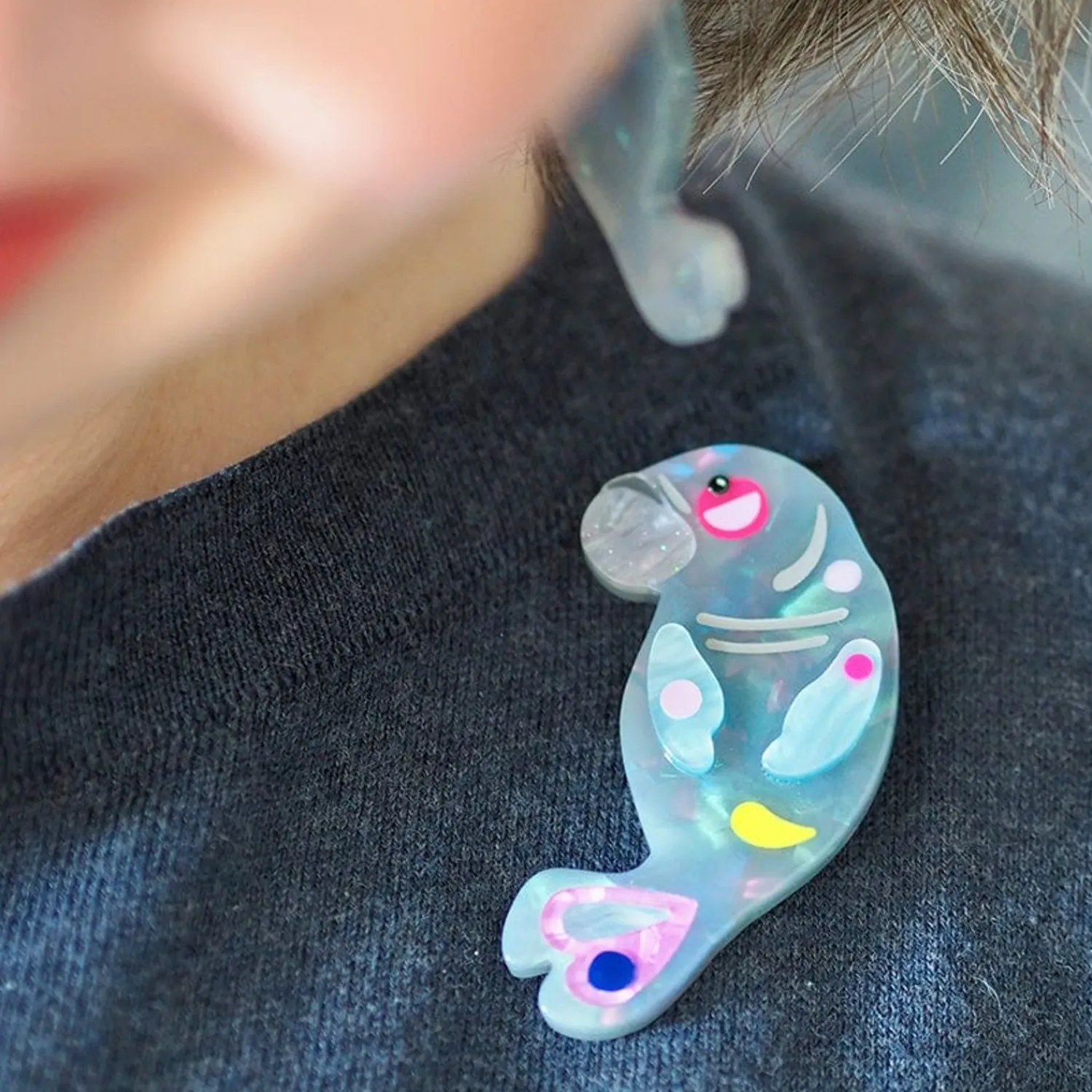 The Dutiful Dugong Brooch^Erstwilder Outlet