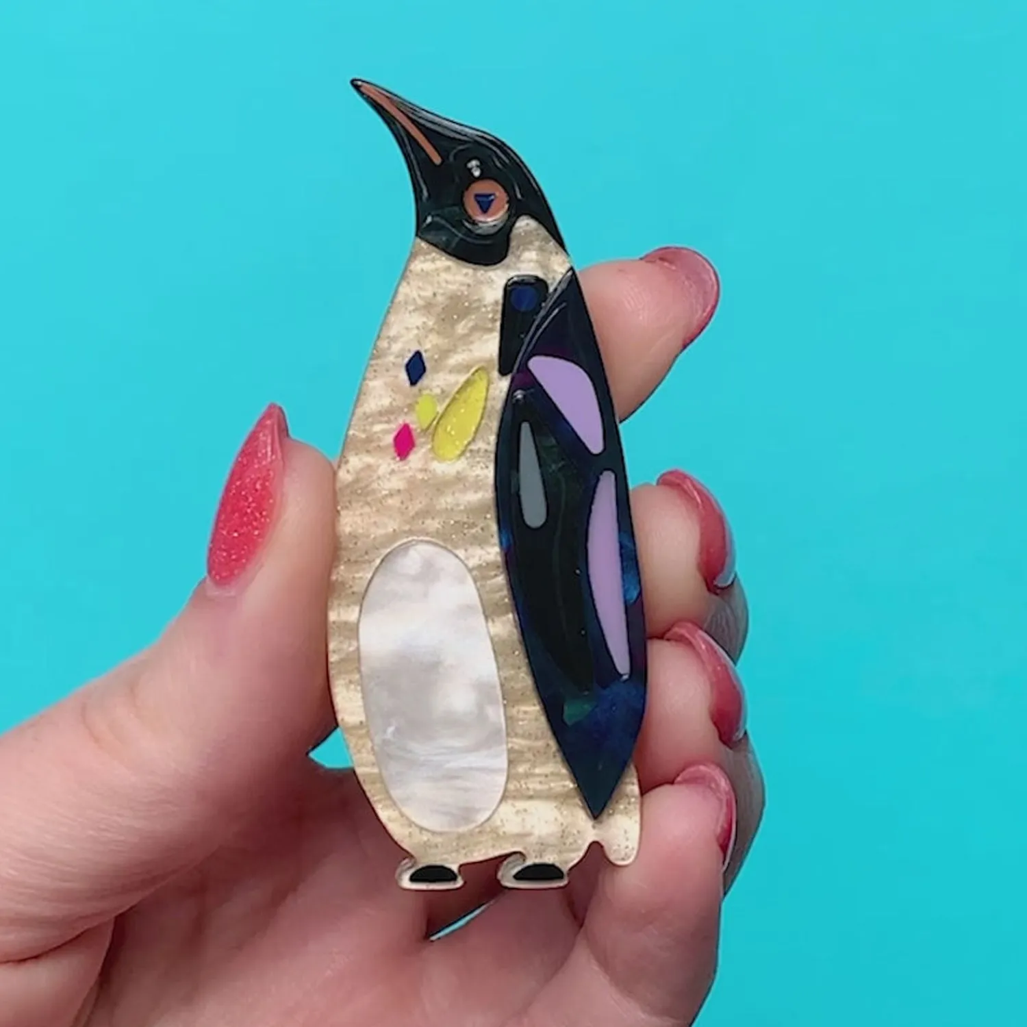 The Emboldened Emperor Penguin Brooch^Erstwilder Hot