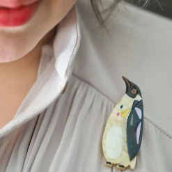 The Emboldened Emperor Penguin Brooch^Erstwilder Hot