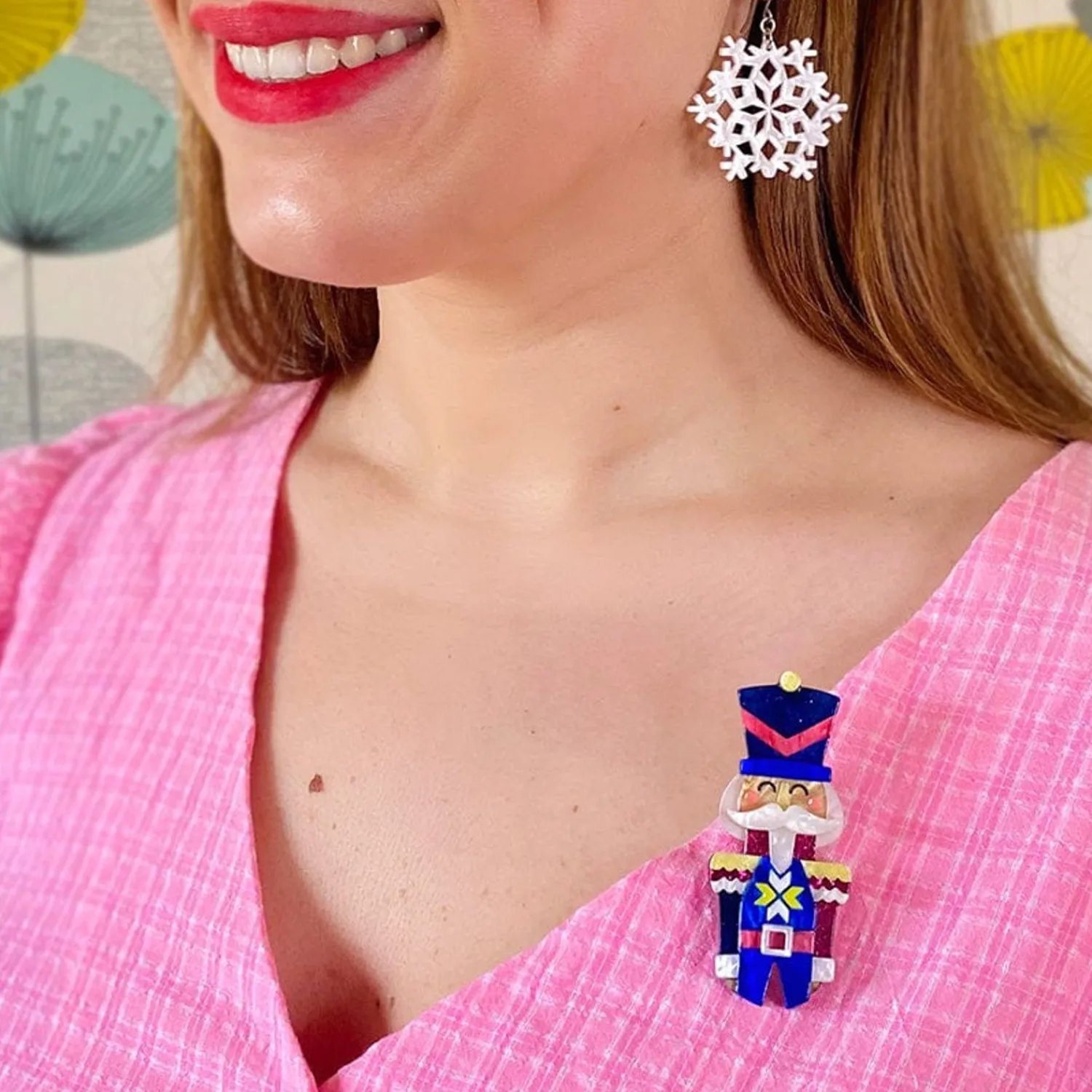 The Festive Soldier Brooch^Erstwilder Hot