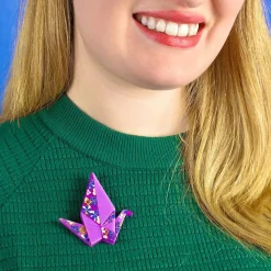 The Fortunate Crane Brooch^Erstwilder Hot