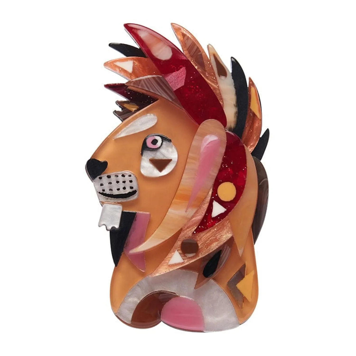The Liberated Lion Brooch^Erstwilder Online