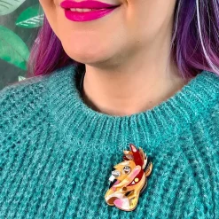 The Liberated Lion Brooch^Erstwilder Online