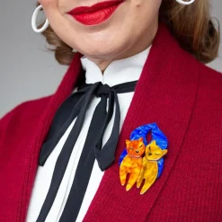 The Lovecats Brooch^Erstwilder Sale