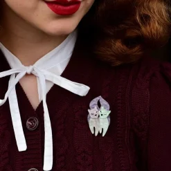 The Love Cats Mini Brooch^Erstwilder Hot