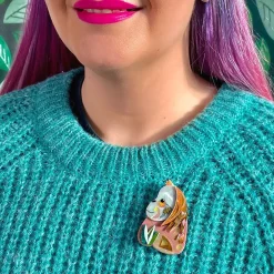 The Orderly Orangutan Brooch^Erstwilder Clearance