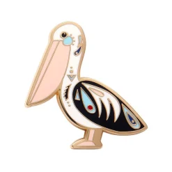 The Perceptive Pelican Enamel Pin^Erstwilder Online