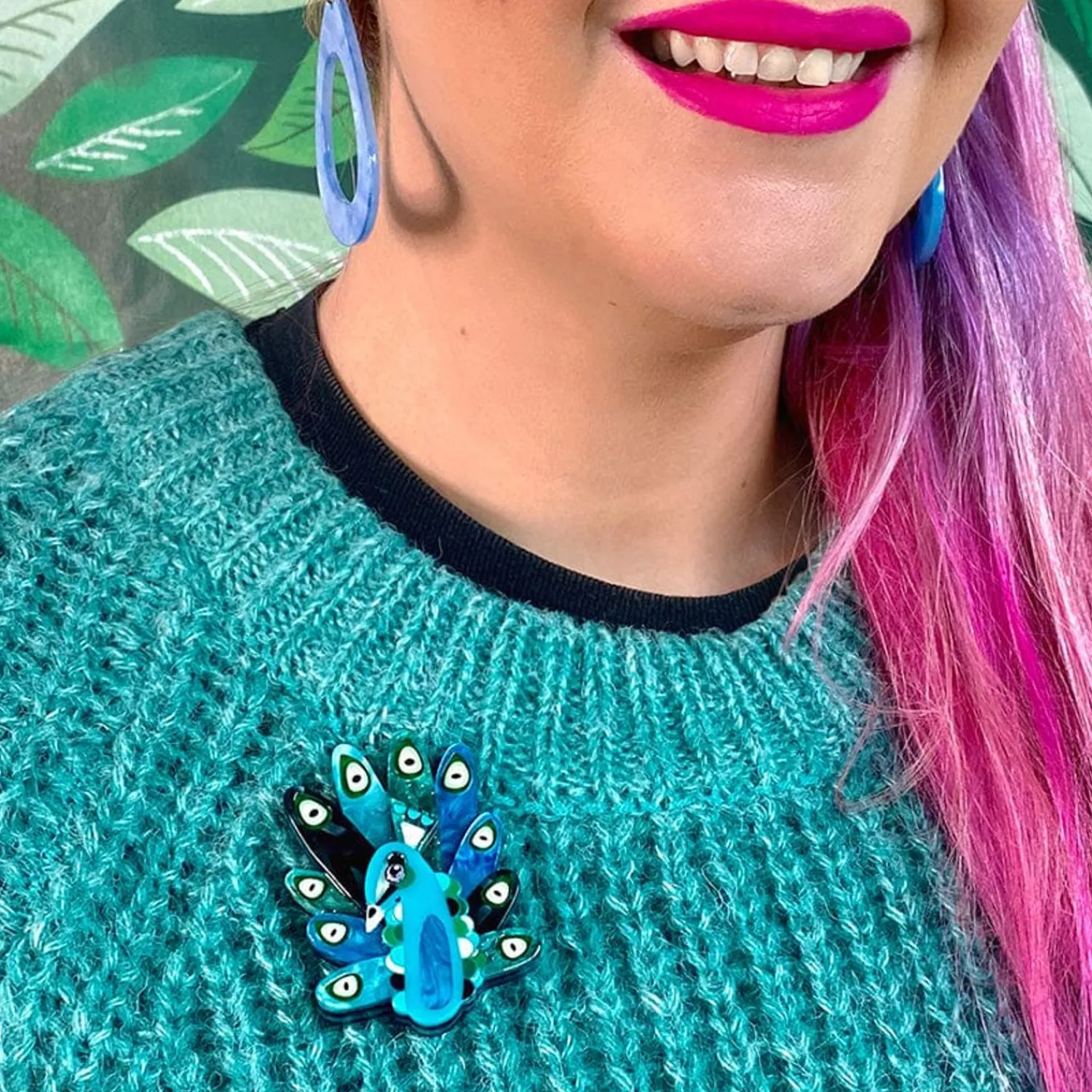 The Picturesque Peacock Brooch^Erstwilder Hot
