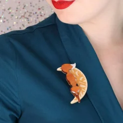 The Prowling Fox Brooch^Erstwilder New