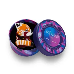 The Rakish Red Panda Mini Brooch^Erstwilder Hot