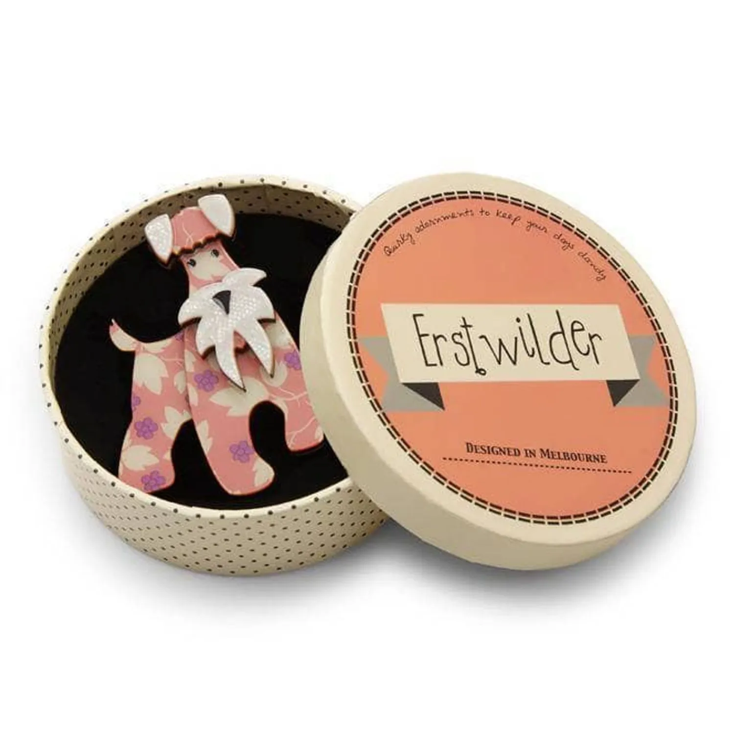 The Schnauzer And Klaus Brooch^Erstwilder New