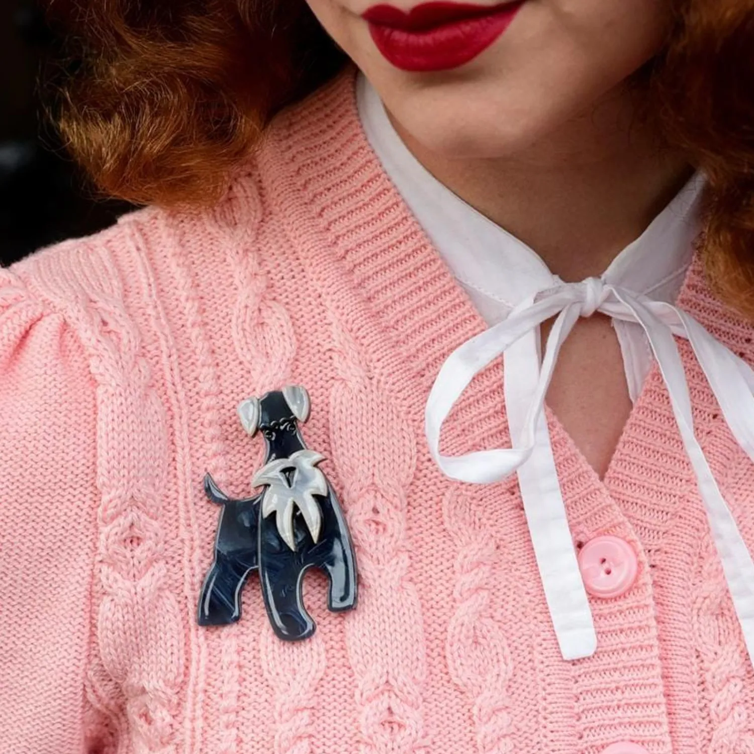 The Schnauzer And Klaus Brooch^Erstwilder Best