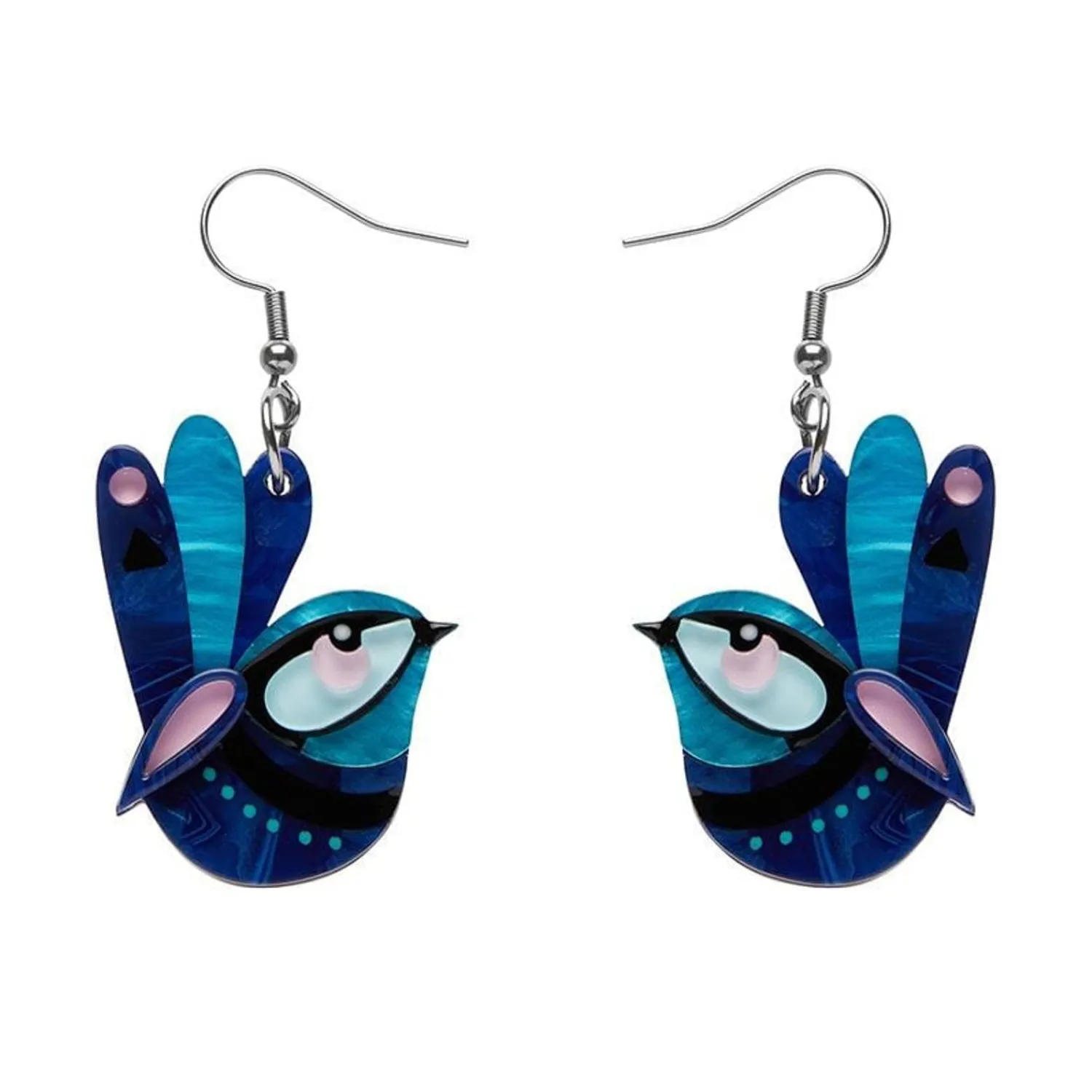 The Splendid Fairy Wren Earrings^Erstwilder Best