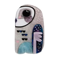 The Sulky Sooty Owl Brooch^Erstwilder Online