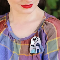 The Sulky Sooty Owl Brooch^Erstwilder Online