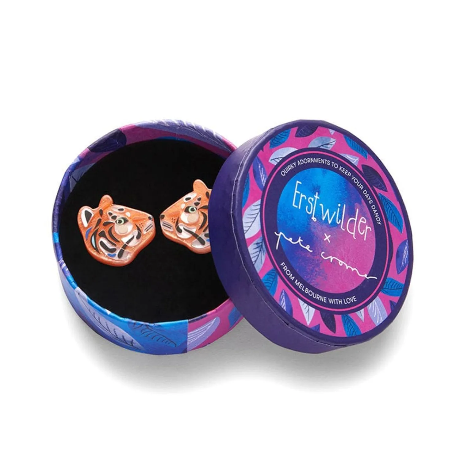 The Tranquil Tiger Earrings^Erstwilder New