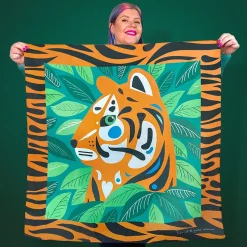 The Tranquil Tiger Square Scarf^Erstwilder Discount