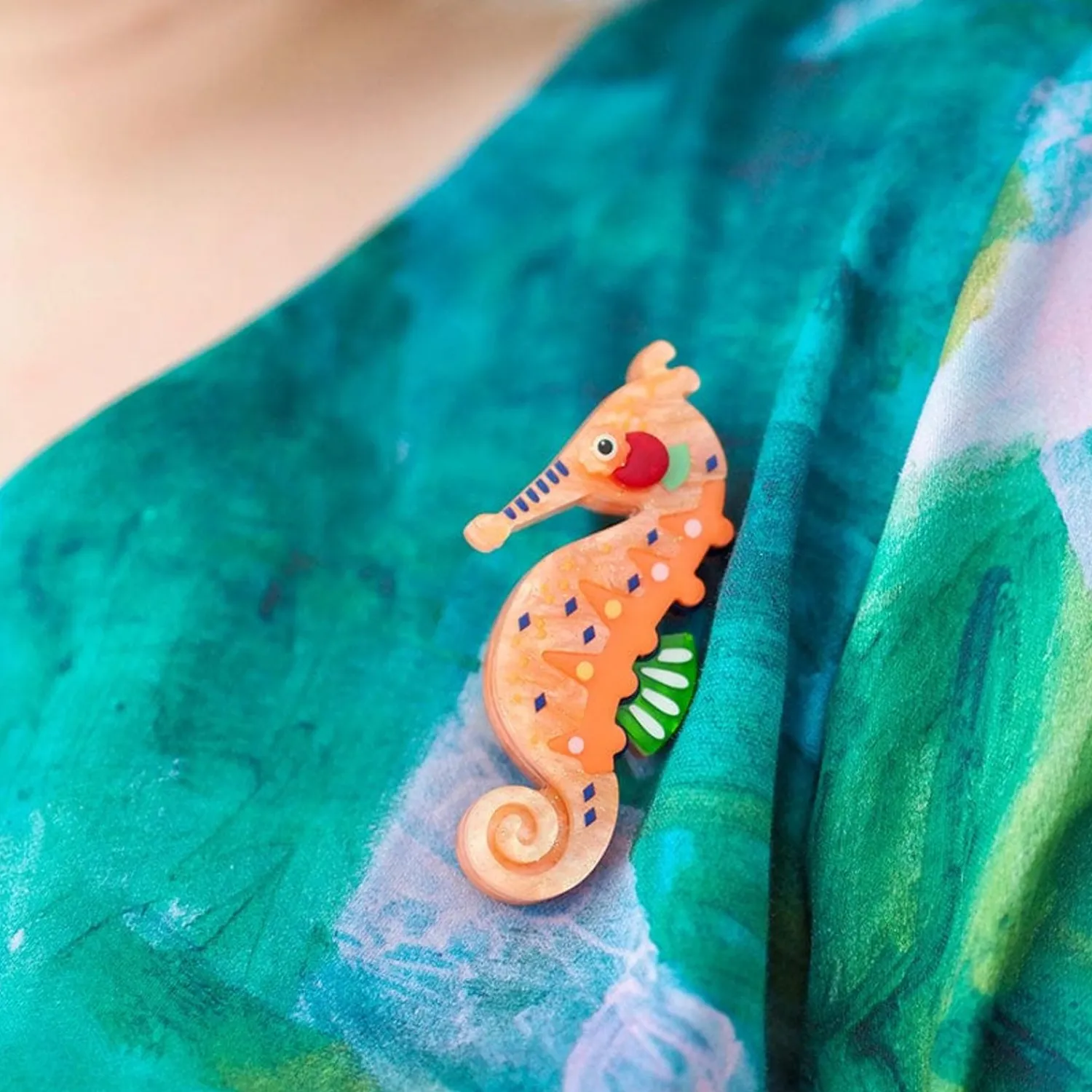 The Wary Western Australian Seahorse Brooch^Erstwilder New