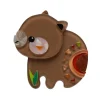 The Wondrous Wombat Brooch^Erstwilder Clearance