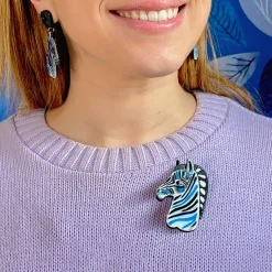 The Zealous Zebra Brooch^Erstwilder Hot