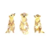 Three'S A Manner Meerkat Brooch Set^Erstwilder Discount