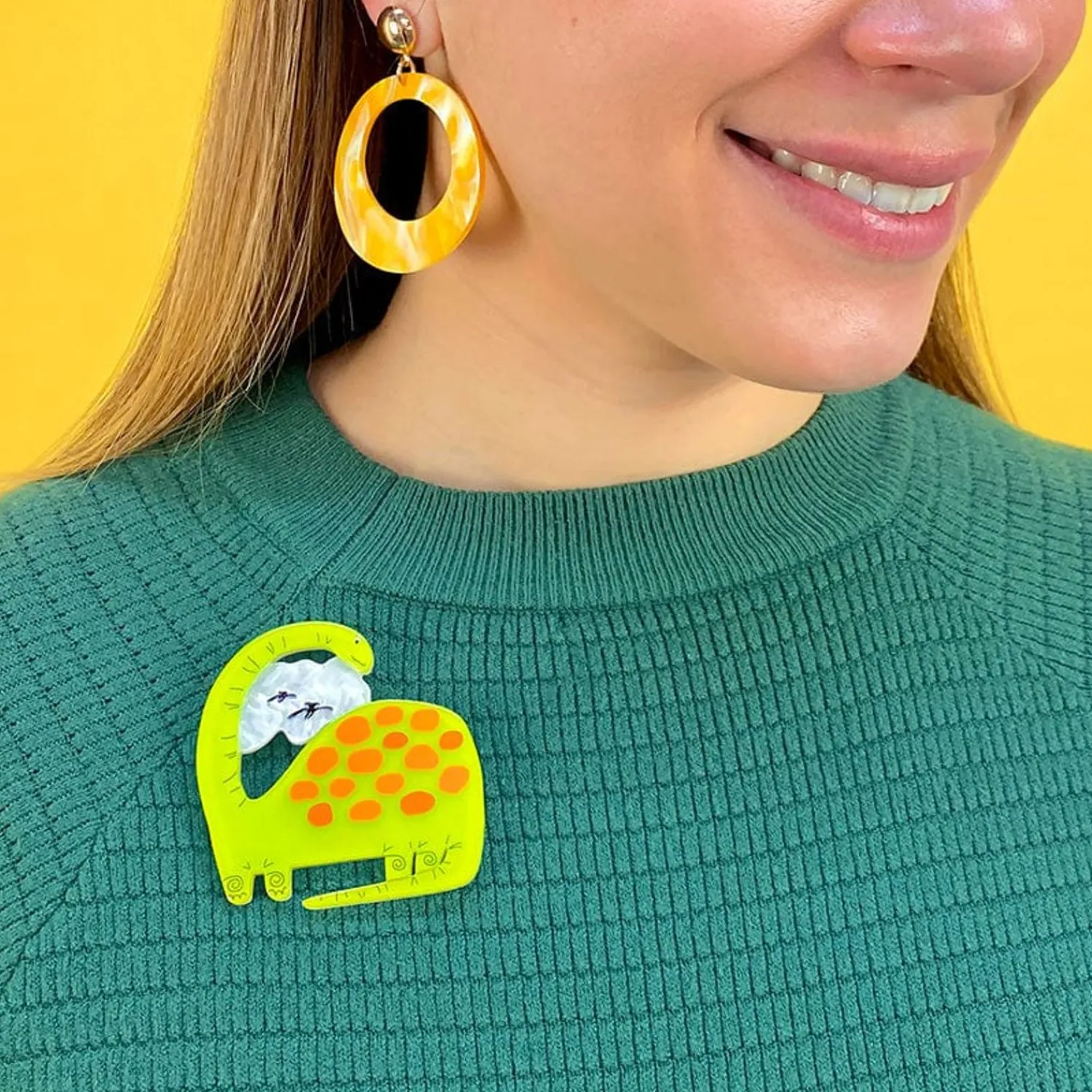 Thunder Lizard Brooch^Erstwilder Best