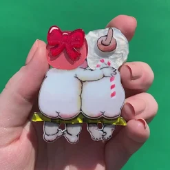 Together For Christmas Brooch^Erstwilder Hot