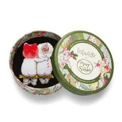 Together For Christmas Brooch^Erstwilder Hot