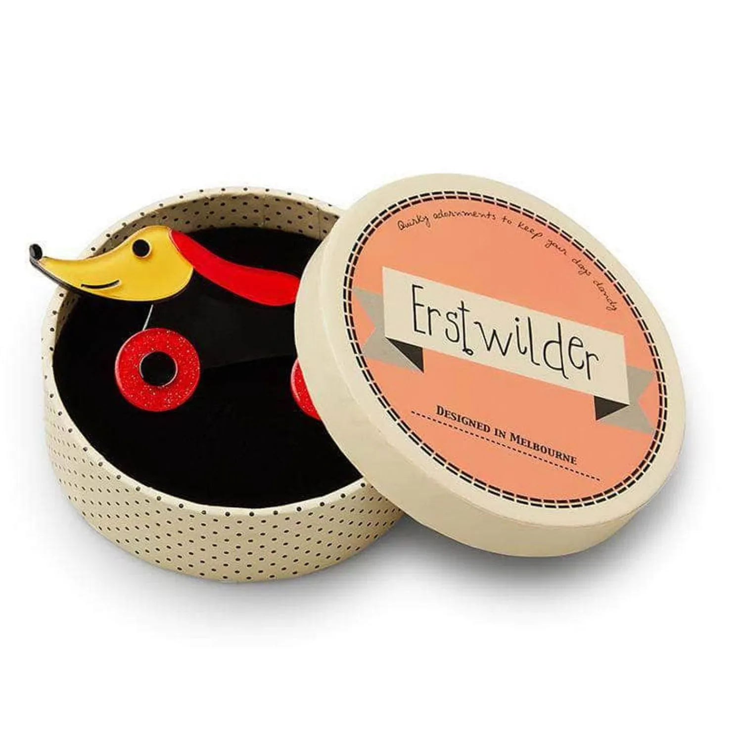 Trundling Tail-Wagger Brooch^Erstwilder Sale