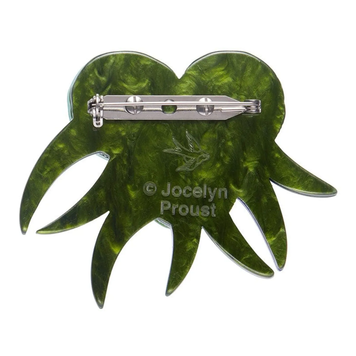 Verdant Green Gum Brooch^Erstwilder Hot