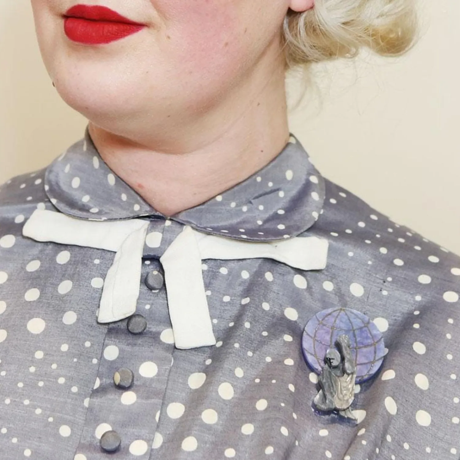 Weight Of The World Brooch^Erstwilder Outlet