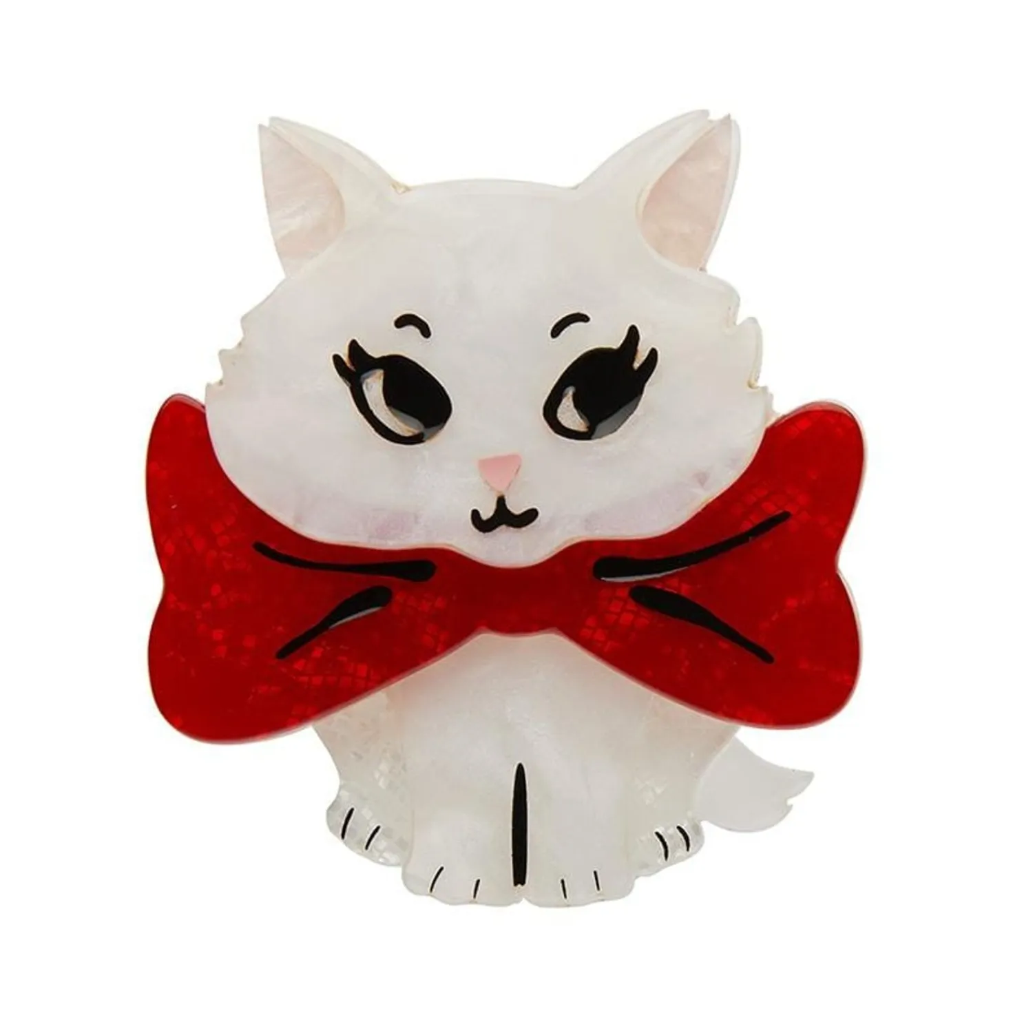 Wrapped Up In Love Kitten Brooch^Erstwilder Clearance