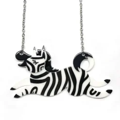 Zebra Crossing Necklace^Erstwilder Best